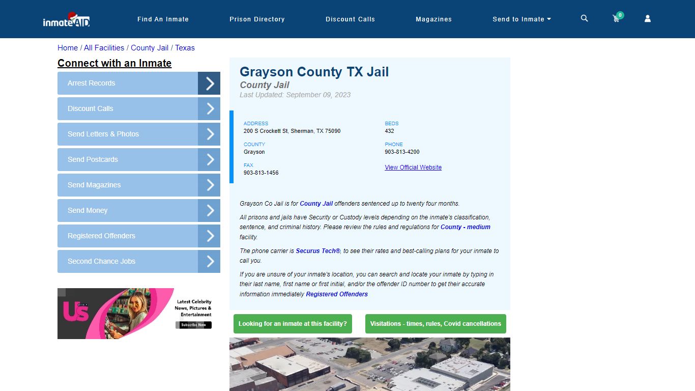 Grayson County TX Jail - Inmate Locator - Sherman, TX